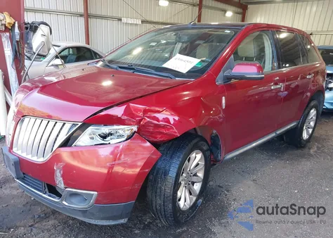 2013 Lincoln Mkx из США, поврежденный, VIN 2LMDJ8JK2DBL30708